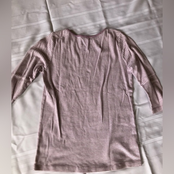 Eddie Bauer Mauve Striped Top - Picture 11 of 11